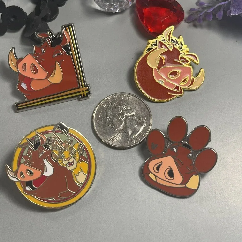 Disney Pumbaa Trading Pin Lion King Wart Hog Lapel Pin Brooch Badge Jewelry Pin